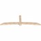 Ekena Millwork Bellingham Smooth Timber Gable Bracket, Douglas Fir, 108"W x 36"H x 3 1/2"D x 5 1/2"F, 8/12 Pitch GBW108X36X0406BEL00SDF - alternate 3